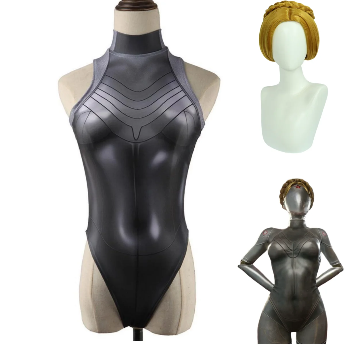 Robot Twins Cosplay Costume fo - Anime Cosplay Jumpsuit review and price