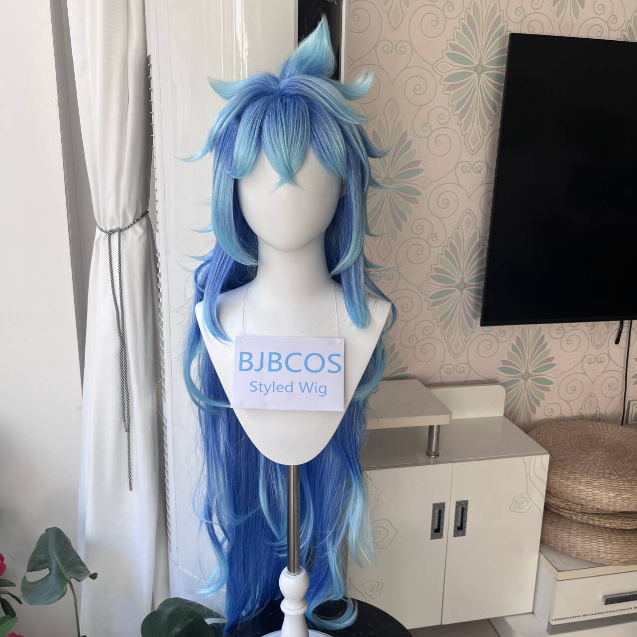 [Styled Wig]Idia Cosplay Wig A - Anime Cosplay Blue Hair review and price