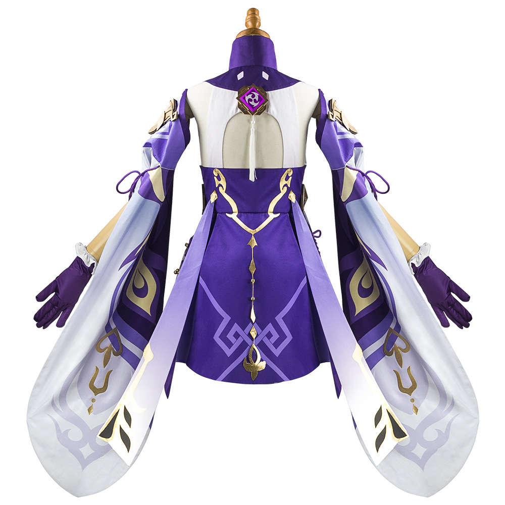 Genshin Impact Keqing Cosplay  - Anime Cosplay Jumpsuit review and price