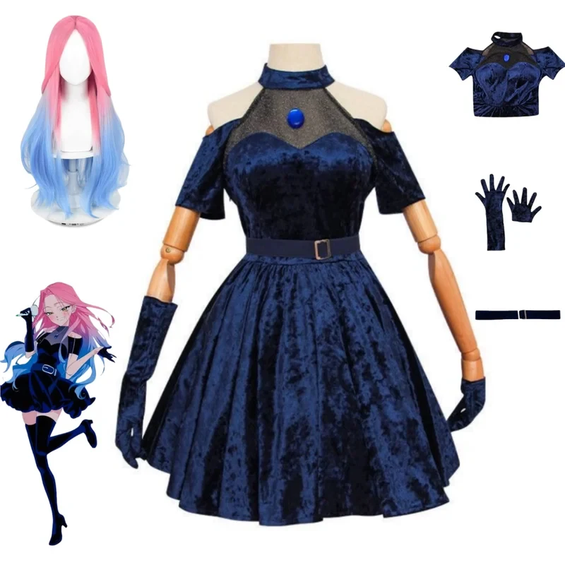 2026 Mizi Cosplay Costume Anim - Anime Cosplay Blue Hair review and price
