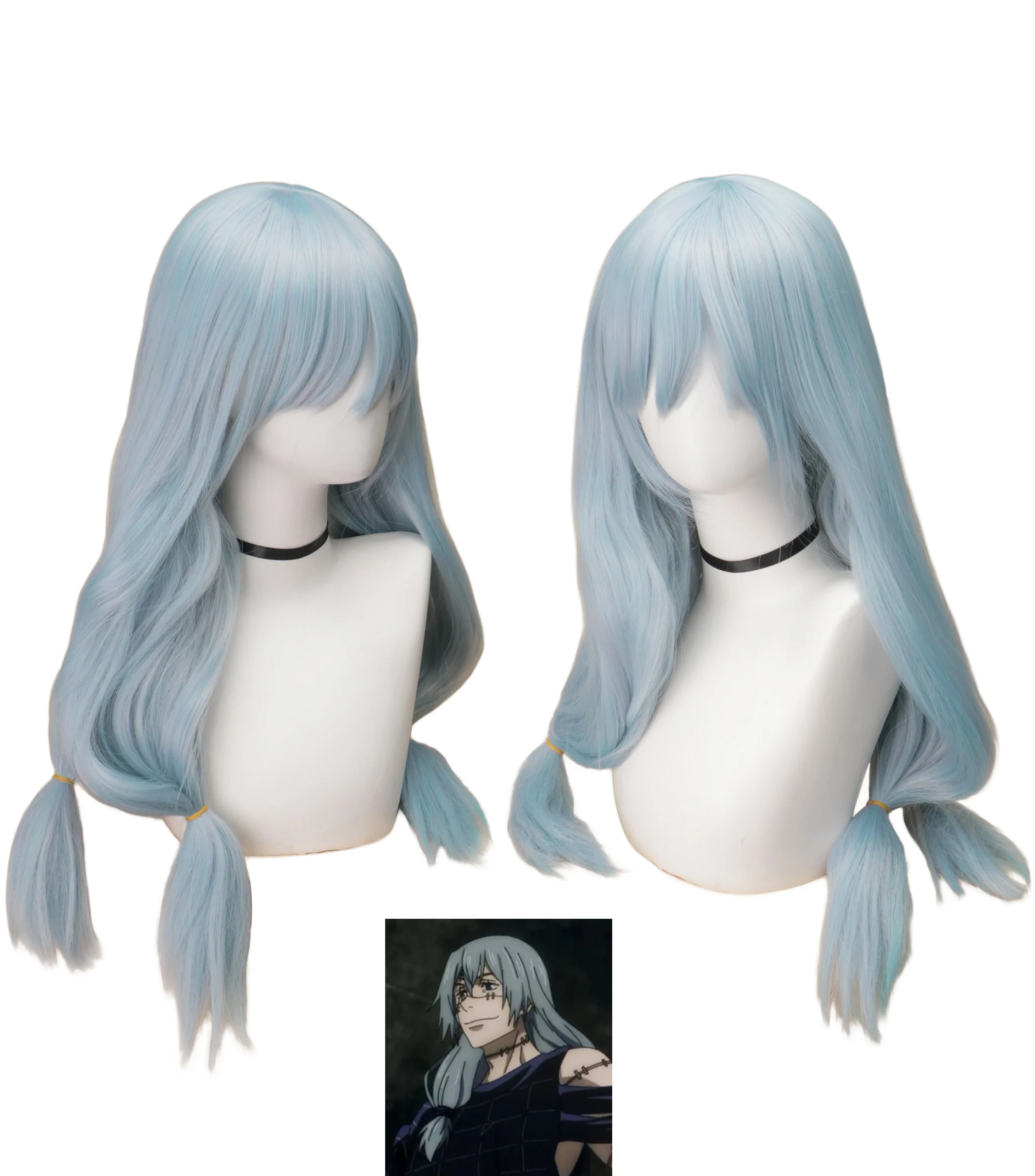 Anime Mahito Cosplay Jujutsu K - Anime Cosplay Blue Hair review and price