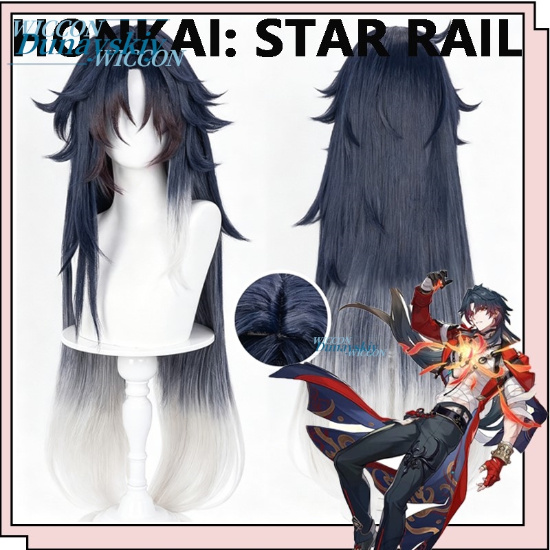 Game Honkai Star Rail Mortenax - Anime Cosplay Blue Hair review and price